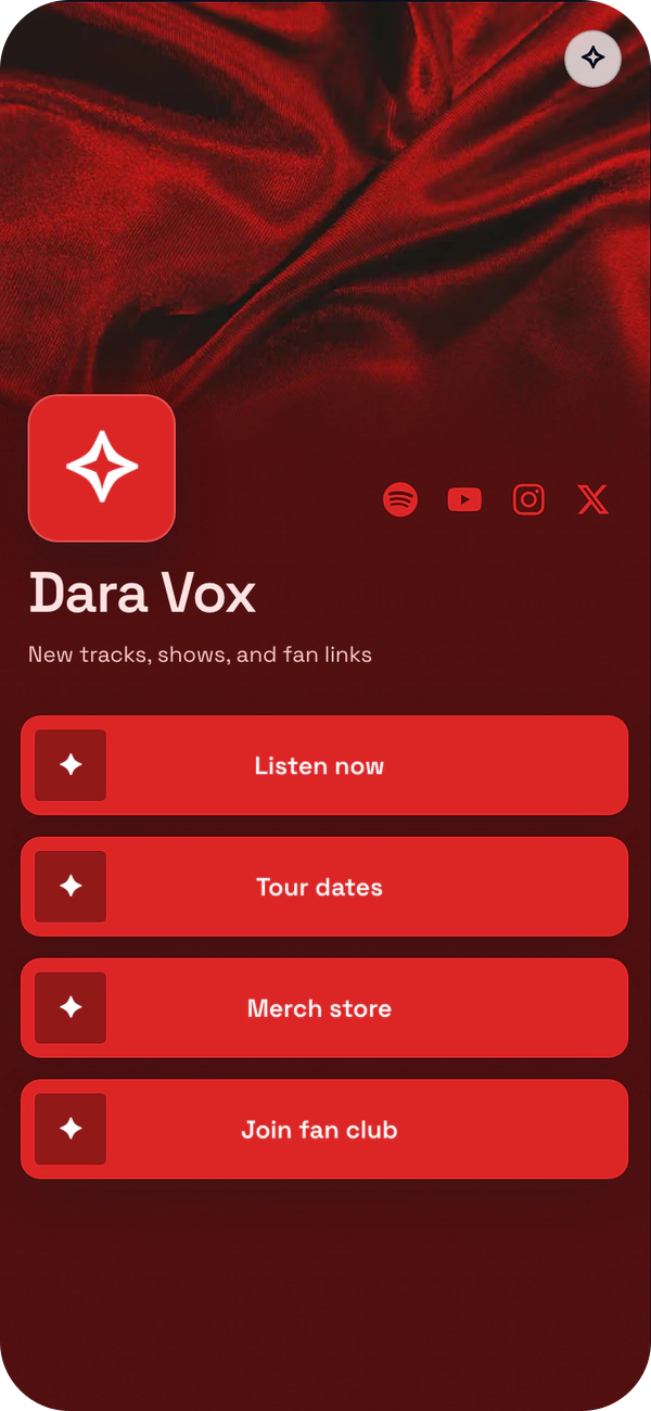 Crimson Satin template preview