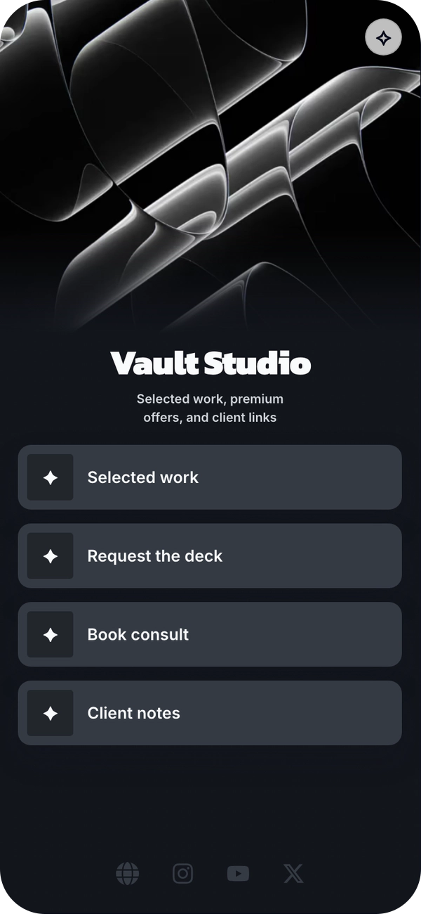 Graphite Fold template preview